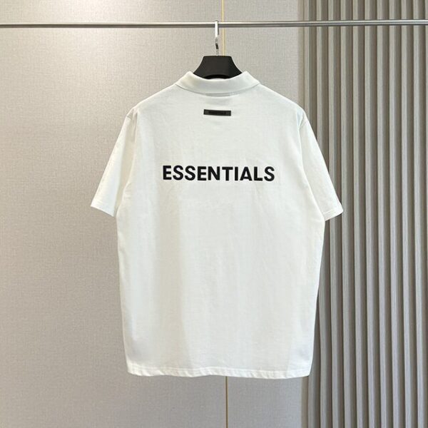 white essentials shirt back