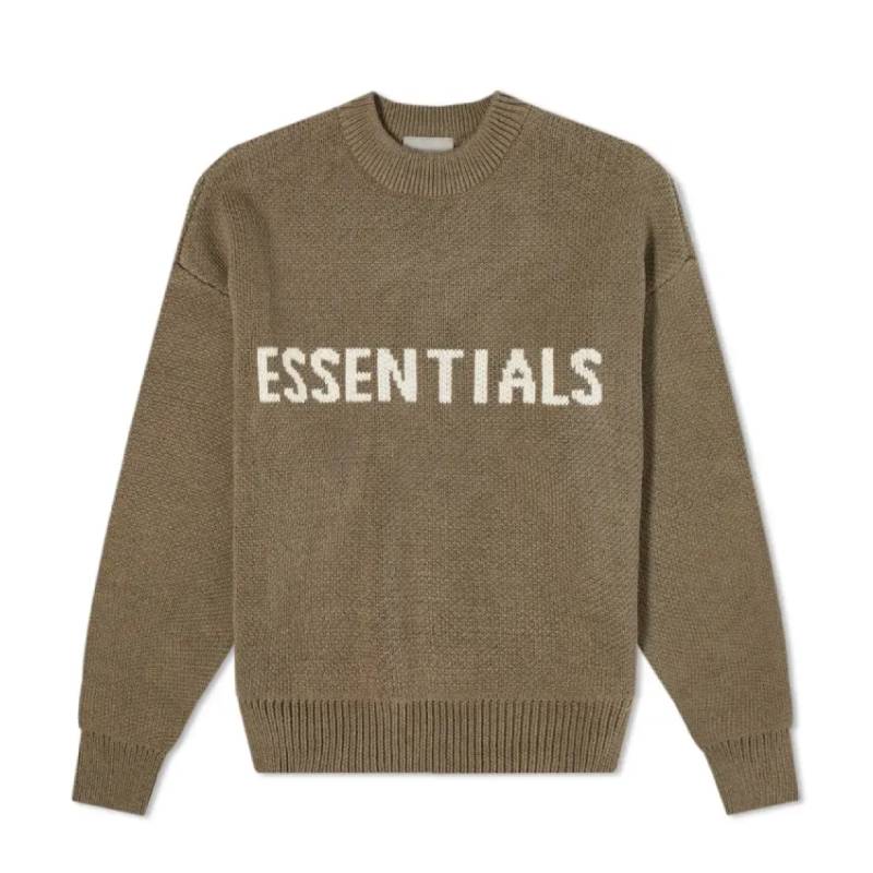 Fear of God Essentials Knitted Sweater Harvest | Buy Now
